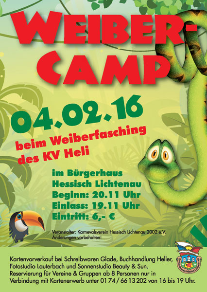 Flyer Weiberfasching bearbe