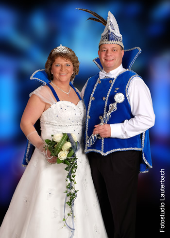 Prinzenpaar der 48. Session 2014 / 2015 Prinzessin Silke I. & Prinz Torsten I.