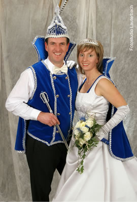 Prinzenpaar Steffi I. und Jens I.